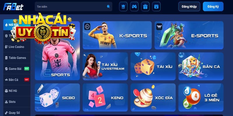 Tổng quan về sảnh chơi FABET