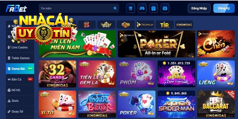 Đánh giá mức độ uy tín của các tiêu chí chính