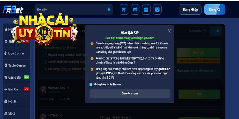 Đánh giá mức độ uy tín của các tiêu chí chính