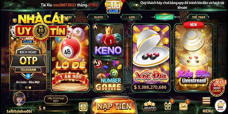 Danh sách khuyến mãi riêng biệt dành cho hội viên Hitclub