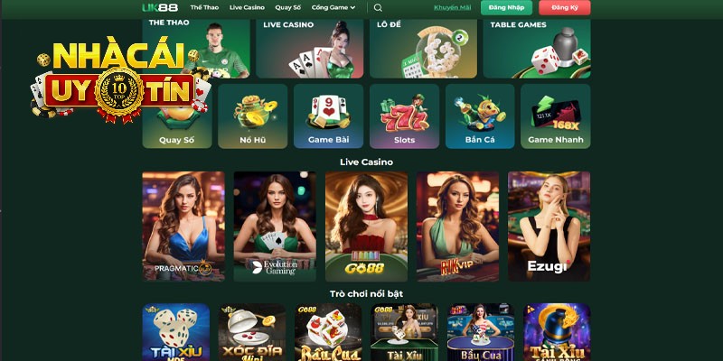 Các Sản Phẩm Cá Cược Nổi Bật Tại UK88